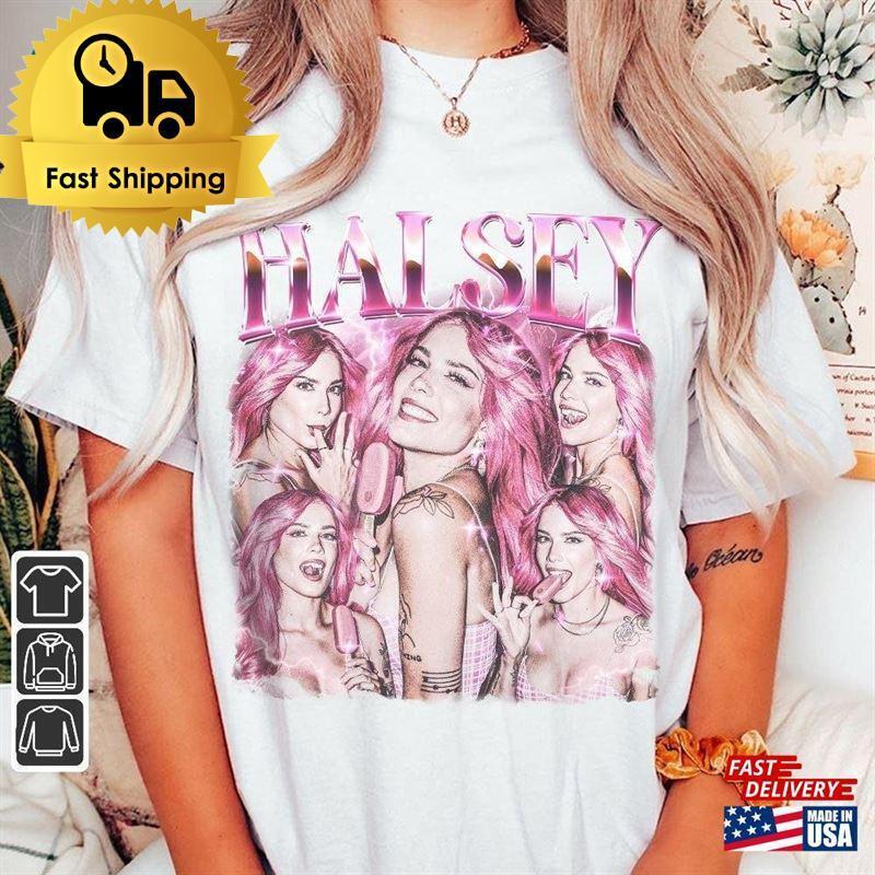 Halsey Music Shirt Without Me Manic Album World Tour Ticket Tee